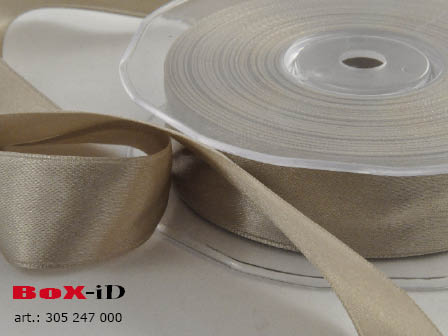 Double face satin 06 taupe 25mm x 25m